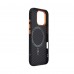 Чехол накладка ArmorStandart PC LikeCarbon2 SE MagCase для Apple iPhone 17 Black Orange (ARM89160)