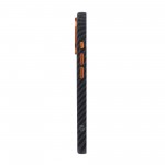 Чехол накладка ArmorStandart PC LikeCarbon2 SE MagCase для Apple iPhone 17 Black Orange (ARM89160)