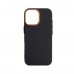 Чехол накладка ArmorStandart PC LikeCarbon2 SE MagCase для Apple iPhone 17 Black Orange (ARM89160)