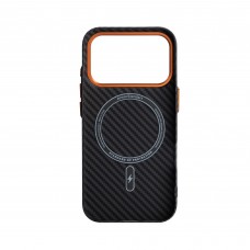 Чехол накладка ArmorStandart PC LikeCarbon2 SE MagCase для Apple iPhone 17 Pro Black Orange (ARM89161) Чехол накладка ArmorStandart PC LikeCarbon2 SE MagCase для Apple iPhone 17 Pro Black Orange (ARM89161)