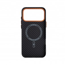 Чехол накладка ArmorStandart PC LikeCarbon2 SE MagCase для Apple iPhone 17 Pro Max Black Orange (ARM89162) Чехол накладка ArmorStandart PC LikeCarbon2 SE MagCase для Apple iPhone 17 Pro Max Black Orange (ARM89162)