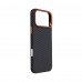 Чехол накладка ArmorStandart PC LikeCarbon2 SE MagCase для Apple iPhone 17 Pro Max Black Orange (ARM89162)