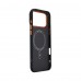 Чехол накладка ArmorStandart PC LikeCarbon2 SE MagCase для Apple iPhone 17 Pro Max Black Orange (ARM89162)