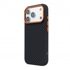 Чехол накладка ArmorStandart PC LikeCarbon2 SE MagCase для Apple iPhone 17 Pro Max Black Orange (ARM89162) Чехол накладка ArmorStandart PC LikeCarbon2 SE MagCase для Apple iPhone 17 Pro Max Black Orange (ARM89162)