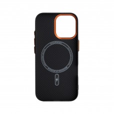 Чехол накладка ArmorStandart PC LikeCarbon2 SE MagCase для Apple iPhone 17 Kevlar Black Orange (ARM89163) Чехол накладка ArmorStandart PC LikeCarbon2 SE MagCase для Apple iPhone 17 Kevlar Black Orange (ARM89163)