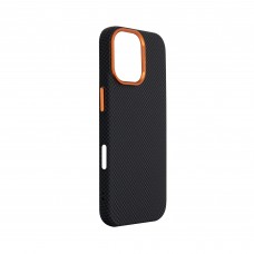 Чехол накладка ArmorStandart PC LikeCarbon2 SE MagCase для Apple iPhone 17 Kevlar Black Orange (ARM89163) Чехол накладка ArmorStandart PC LikeCarbon2 SE MagCase для Apple iPhone 17 Kevlar Black Orange (ARM89163)