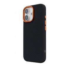 Чехол накладка ArmorStandart PC LikeCarbon2 SE MagCase для Apple iPhone 17 Kevlar Black Orange (ARM89163) Чехол накладка ArmorStandart PC LikeCarbon2 SE MagCase для Apple iPhone 17 Kevlar Black Orange (ARM89163)