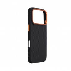 Чехол накладка ArmorStandart PC LikeCarbon2 SE MagCase для Apple iPhone 17 Pro Kevlar Black Orange (ARM89164) Чехол накладка ArmorStandart PC LikeCarbon2 SE MagCase для Apple iPhone 17 Pro Kevlar Black Orange (ARM89164)