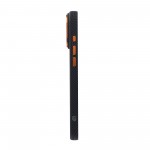 Чехол накладка ArmorStandart PC LikeCarbon2 SE MagCase для Apple iPhone 17 Pro Kevlar Black Orange (ARM89164)