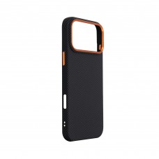 Чехол накладка ArmorStandart PC LikeCarbon2 SE MagCase для Apple iPhone 17 Pro Max Kevlar Black Orange (ARM89165) Чехол накладка ArmorStandart PC LikeCarbon2 SE MagCase для Apple iPhone 17 Pro Max Kevlar Black Orange (ARM89165)