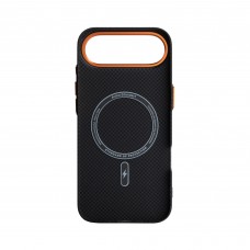 Чехол накладка ArmorStandart PC LikeCarbon2 SE MagCase для Apple iPhone 17 Air Kevlar Black Orange (ARM89166) Чехол накладка ArmorStandart PC LikeCarbon2 SE MagCase для Apple iPhone 17 Air Kevlar Black Orange (ARM89166)