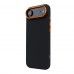 Чехол накладка ArmorStandart PC LikeCarbon2 SE MagCase для Apple iPhone 17 Air Kevlar Black Orange (ARM89166)