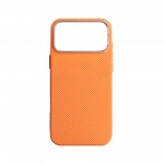 Чехол накладка ArmorStandart PC LikeCarbon2 SE MagCase для Apple iPhone 17 Pro Max Kevlar Orange Rose Gold (ARM89169)