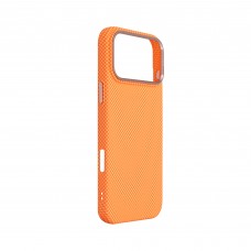 Чехол накладка ArmorStandart PC LikeCarbon2 SE MagCase для Apple iPhone 17 Pro Max Kevlar Orange Rose Gold (ARM89169) Чехол накладка ArmorStandart PC LikeCarbon2 SE MagCase для Apple iPhone 17 Pro Max Kevlar Orange Rose Gold (ARM89169)
