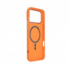 Чехол накладка ArmorStandart PC LikeCarbon2 SE MagCase для Apple iPhone 17 Pro Max Kevlar Orange Rose Gold (ARM89169) Чехол накладка ArmorStandart PC LikeCarbon2 SE MagCase для Apple iPhone 17 Pro Max Kevlar Orange Rose Gold (ARM89169)