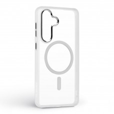 Чехол накладка ArmorStandart TPU Unit MagCase для Samsung S26 Plus 5G Matte Clear Silver (ARM89450)