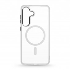 Чехол накладка ArmorStandart TPU Unit MagCase для Samsung S26 Plus 5G Matte Clear Silver (ARM89450)