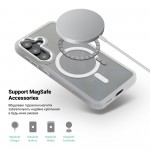 Чехол накладка ArmorStandart TPU Unit MagCase для Samsung S26 Plus 5G Matte Clear Silver (ARM89450)