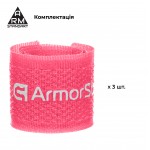 Органайзер для кабеля ArmorStandart Нейлон Stick Pack 3 шт. Hot Pink (ARM89592)