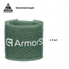 Органайзер для кабеля ArmorStandart Нейлон Stick Pack 3 шт. Pine Green (ARM89596)