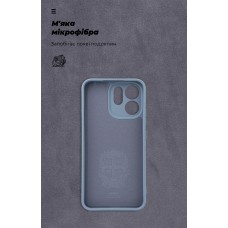 Чехол накладка ArmorStandart TPU ICON для OPPO Reno15 F 5G / Reno15 FS 5G Camera cover Winter Blue (ARM90029)