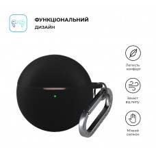 Чехол ArmorStandart TPU Hang для кейса наушников Huawei FreeBuds 7i Black (ARM90048)