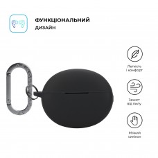Чехол ArmorStandart TPU Hang для кейса наушников Oppo Enco X3s Black (ARM90063)
