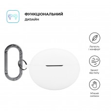 Чехол ArmorStandart TPU Hang для кейса наушников Oppo Enco X3s White (ARM90064)