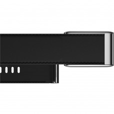 Ремешок ArmorStandart Leather Loop для Whoop 5.0 / MG Black with Siver (ARM90087)