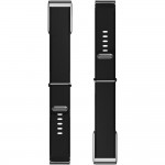 Ремешок ArmorStandart Leather Loop для Whoop 5.0 / MG Black with Siver (ARM90087)