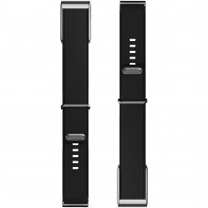 Ремешок ArmorStandart Leather Loop для Whoop 5.0 / MG Black with Siver (ARM90087)