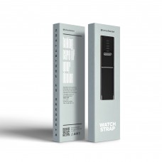 Ремешок ArmorStandart Leather Loop для Whoop 5.0 / MG Black with Siver (ARM90087)