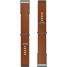 Ремешок ArmorStandart Leather Loop для Whoop 5.0 / MG Chestnut with Silver (ARM90088)