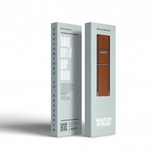 Ремешок ArmorStandart Leather Loop для Whoop 5.0 / MG Chestnut with Silver (ARM90088)