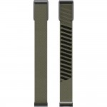 Ремешок ArmorStandart Nylon SuperKnit для Whoop 5.0 / MG Khaki with Silver (ARM90103)