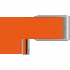 Ремешок ArmorStandart Nylon SuperKnit для Whoop 5.0 / MG Orange with Silver (ARM90106)