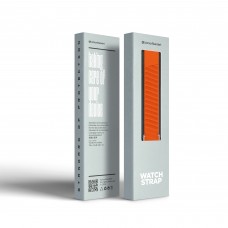 Ремешок ArmorStandart Nylon SuperKnit для Whoop 5.0 / MG Orange with Silver (ARM90106)