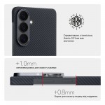 Чехол накладка ArmorStandart BlackIcon Aramid Twill MagCase для Samsung S26 Plus Black (ARM90146) Чехол накладка ArmorStandart BlackIcon Aramid Twill MagCase для Samsung S26 Plus Black (ARM90146)