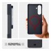 Чехол накладка ArmorStandart BlackIcon Aramid Twill MagCase для Samsung S26 Plus Black (ARM90146)