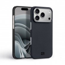 Чехол накладка ArmorStandart BlackIcon Aramid Twill MagCase для Apple iPhone 17 Pro Black (ARM90149)
