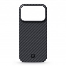 Чехол накладка ArmorStandart BlackIcon Aramid Twill MagCase для Apple iPhone 17 Pro Black (ARM90149)