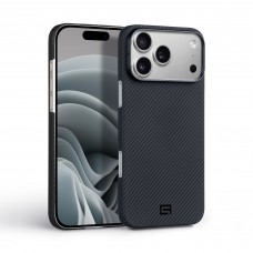 Чехол накладка ArmorStandart BlackIcon Aramid Twill MagCase для Apple iPhone 17 Pro Max Black (ARM90150)