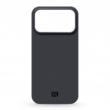 Чехол накладка ArmorStandart BlackIcon Aramid Twill MagCase для Apple iPhone 17 Pro Max Black (ARM90150)