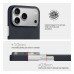 Чехол накладка ArmorStandart BlackIcon Aramid Twill MagCase для Apple iPhone 17 Pro Max Black (ARM90150)
