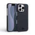 Чехол накладка ArmorStandart BlackIcon Aramid Twill MagCase для Apple iPhone 16 Pro Black (ARM90151)