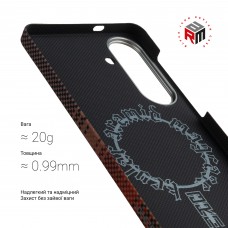 Чехол накладка ArmorStandart BlackIcon Kevlar MagCase для Samsung S26 Sunset (ARM90156)