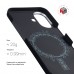 Чехол накладка ArmorStandart BlackIcon Aramid Plain MagCase для Apple iPhone 17 Black (ARM90159)