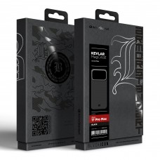 Чехол накладка ArmorStandart BlackIcon Aramid Plain MagCase для Apple iPhone 17 Pro Max Black (ARM90161)