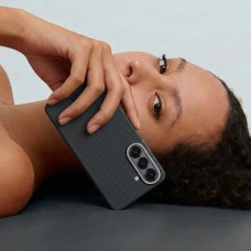 Чехол накладка ArmorStandart BlackIcon Aramid Plain MagCase для Samsung S25 Black (ARM90162)
