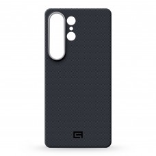 Чехол накладка ArmorStandart BlackIcon Aramid Plain MagCase для Samsung S25 Ultra Black (ARM90163)